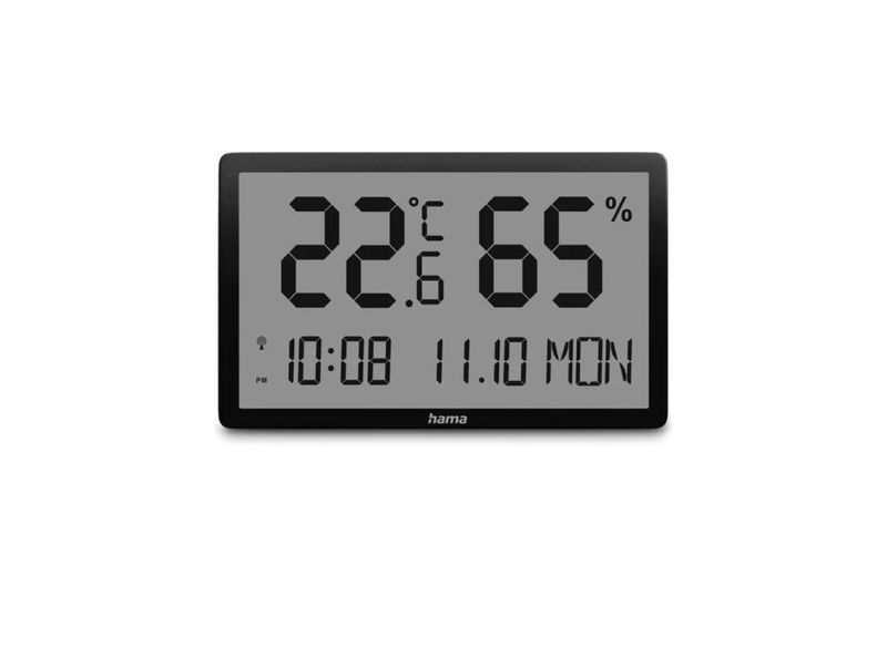 Orë dixhitale Hama Lombok, Thermometer/Hygrometer, e zezë