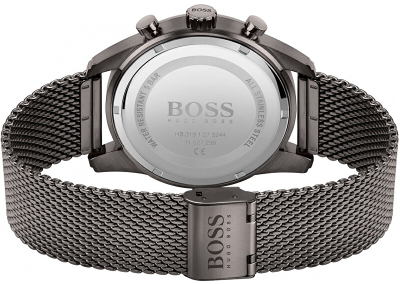 Orë dore për meshkuj Hugo Boss Skymaster 1513837, e hirtë