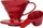 Filtruese kafeje Hario V60 01, plastike, e kuqe