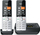Безжичен телефон Gigaset COMFORT 500A Duo, DECT аналоген, телефонска секретарка, црно-сребрен