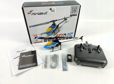 Хеликоптер со далечински управувач Amewi AFX4 XP, батерија 350 mAh, 51 g