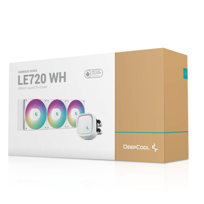 Ftohës me ujë Deepcool LE720 WH, 12 cm, i bardhë