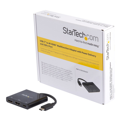 Adapter USB C StarTech CDP2HDUACP, HDMI 4K 30Hz, Power Delivery 60W, i zi
