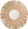 Pasqyrë rrumbullake Atmosphera Ael Mirror, kallam, 80 cm, beige