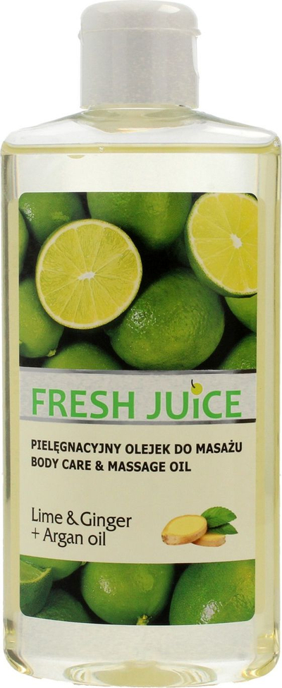 Vaj trupi Fresh Juice Lime &amp; Ginger me vaj argani, 150 ml