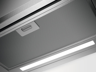 Kapak aspirimi i integruar AEG DPE5660M, LED, inox