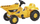 Kamionçinë lodër me pedale Rolly Toys Caterpillar Dumper, kovë me zbrazje, e verdhë