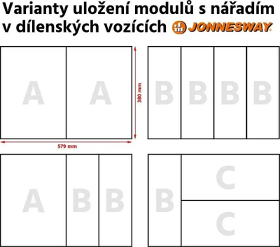 Set çelësa të hapur dhe unazor Jonnesway W26112SP, 12 copë, 8-22 mm, ngjyrë argjendtë