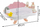 Set vaskë lodër për bebe Mega Creative Baby Bathtub, 49cm, me aksesorë, e bardhë rozë