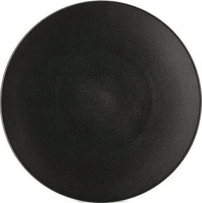 Pjatë e sheshtë Revol Equinoxe Flat Plate Cast Iron Style, 21.5 cm, porcelan, e zezë