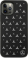 Kapak telefoni Mercedes-Benz Silver Stars, për iPhone 12 12 Pro, backcase, i zi