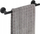 Mbajtëse peshqirësh Home24 Towel Rail Uno Bosio III, metalike, për mur, argjendi