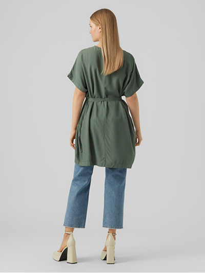 Bluzë VERO MODA VMBEAUTY, e gjelbër