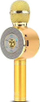 Mikrofon karaoke Golden Wireless, Bluetooth, me altoparlant të integruar, i artë