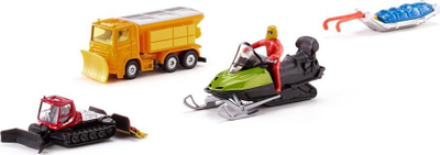 Сет играчки SIKU 6290 Winter Set SIKUSUPER, зимски возила, метален повеќебоен
