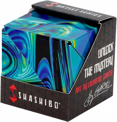 Lodër magnetike Shashibo Mystic Ocean, kub transformues, mbi 70 forma, shumëngjyrëshe