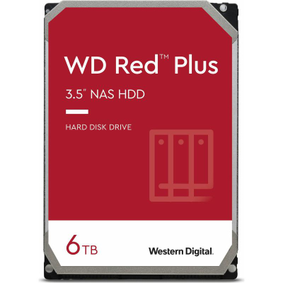 Disk i brendshëm WD Red Plus 6TB NAS, 3.5", 5400RPM