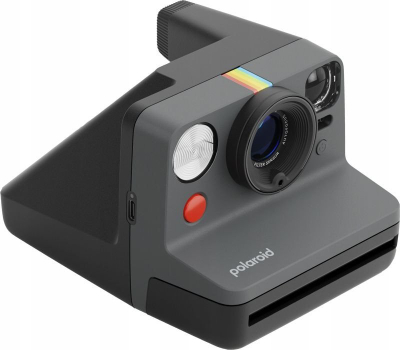 Инстант фотоапарат Polaroid Now Gen 3, тајмер за самосликање, двојна експозиција, графит