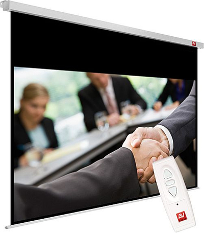 Avtek Business Electric 270 електричен проекциски екран, 16:10, 260 x 162.5 cm, бел