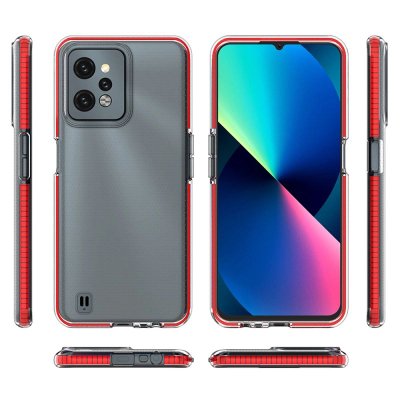 Kapak telefoni Hurtel Spring Case Realme C31, silikon, blu e çelët