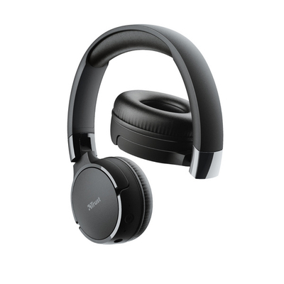 Kufje Trust Zena On-Ear, të zeza