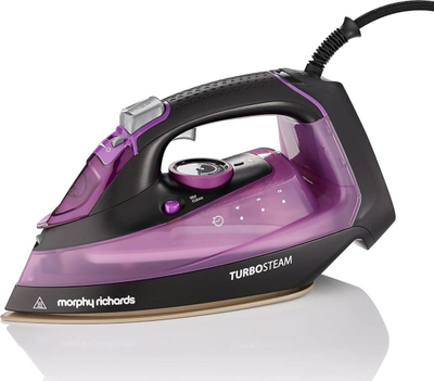 Hekur me avull Morphy Richards Turbosteam, pllakë qeramike, fikje vetë, lejla