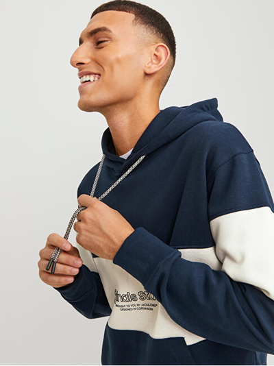 Duks Jack&Jones JORLAKEWOOD Relaxed Fit 12246802 Sky Captain BLOCKING