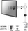 Krah tavoline për monitor Neomounts NM-D135WHITE, 10"-30", i bardhë