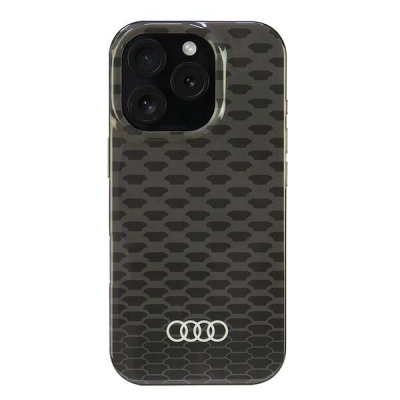 Kapak telefoni Audi IML Hardcase MagSafe, për iPhone 16 Pro 6.3", i zi