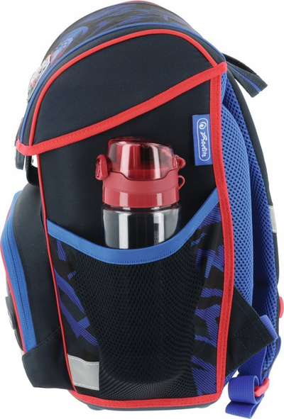 Çantë shkolle Herlitz Loop Plus High Speed, 16L, set me penar dhe çantë sporti, shumëngjyrëshe