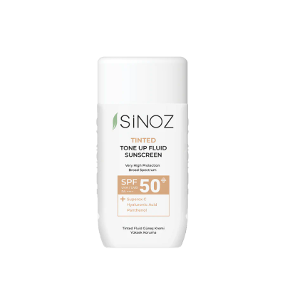 Krem kundër diellit Sinoz Tinted Tone Up Fluid SPF 50+, 50ml