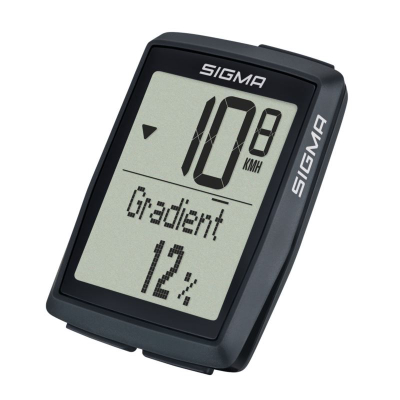 Kompjuter biçiklete Sigma BC 14.0 Wire, kabllor, matje barometrike, i zi