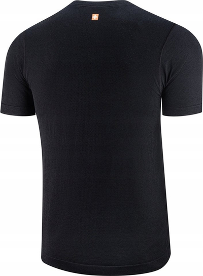 Bluzë termo Brubeck Outdoor Wool Pro, me mëngë të shkurtra, lesh merino, e zezë, XL