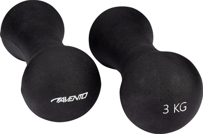 Set pesha dore Avento Bone, 2 x 3 kg, të zeza