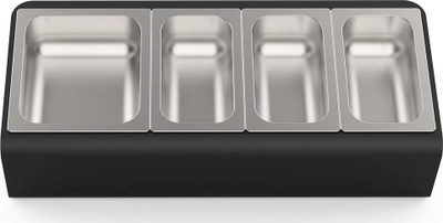 Stacion toppingu Alfa Forni me 4 ena, inox, trup çeliku karboni, i zi