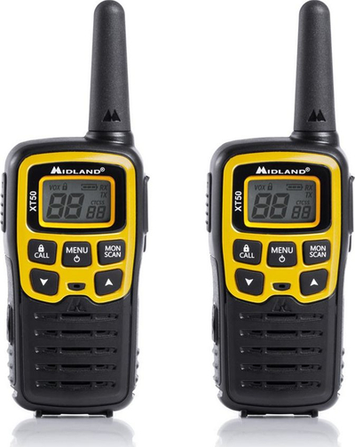 Воки-Токи Midland XT50 Adventure сет, 24 канали, домет до 8 km, црн