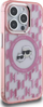 Maskë telefoni Karl Lagerfeld IML Monogram Karl &amp; Choupette MagSafe, për iPhone 15 Pro 6.1", rozë