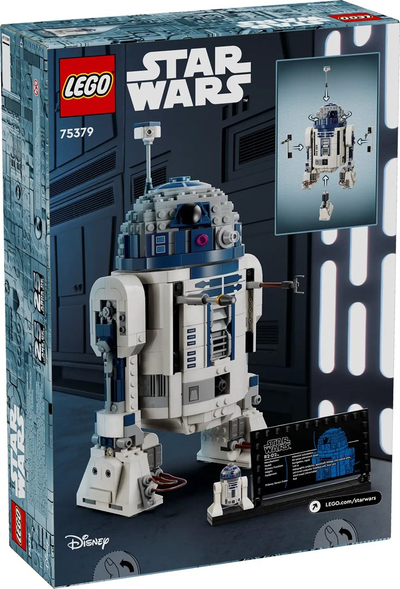 Lodër konstruktuese LEGO Star Wars R2 D2 75379, set ndërtimi, figure koleksionare, shumëngjyrësh