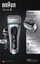 Електрична машина за бричење Braun Series 8 8390cc, со станица за чистење, црно-сребрена