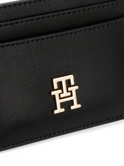 Kuletë për kartela Tommy Hilfiger, e zezë