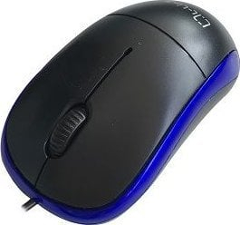 Mouse optik USB LL-2080-A, me kabllo, i zi blu