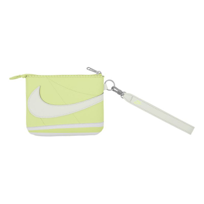 Portofol dore Nike Icon Cortez Wristlet Wallet, me zinxhir, me rrip kyçi, e verdhë e çelët