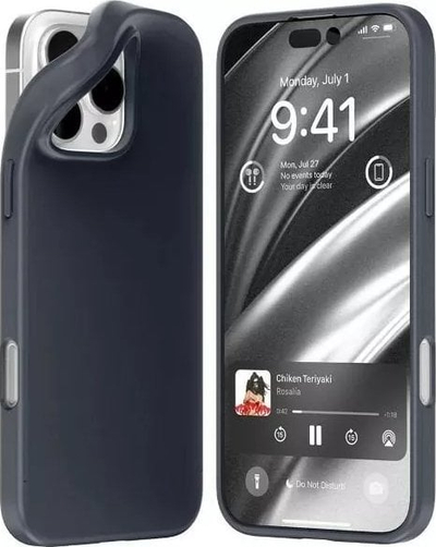 Mbulesë telefoni Mercury Soft për iPhone 16 Pro Max 6.9", TPU i butë, matte, blu