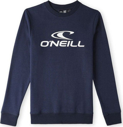 Bluza për kalamaj O'Neill Logo Crew Jr, me mëngë të gjata, navy