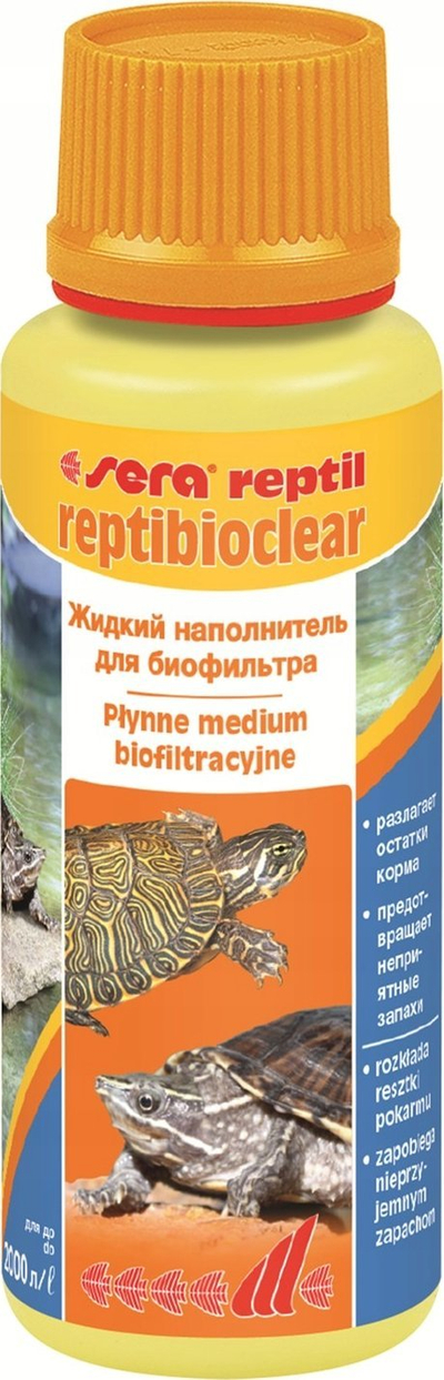 Solucion biofiltrues për breshka Sera Reptibioclear, 50 ml