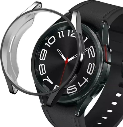 Kornizë mbrojtëse Tech-Protect Defense Cover për Samsung Galaxy Watch 6 Classic 43mm, plastike, e zezë