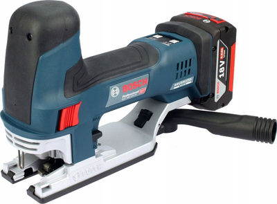 Sharrë pendul me bateri Bosch GST 18V-155 SC, 18V, 2x ProCORE18V 4.0Ah, me karikues dhe L-BOXX