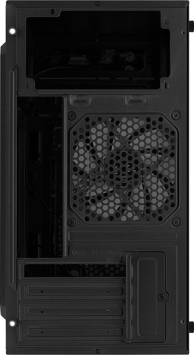Kuti kompjuteri Aerocool CS-107 FRGB, mini tower, panel akrilik, e zezë