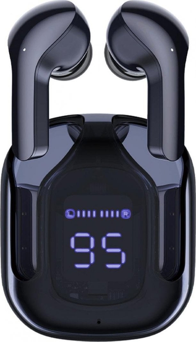 Kufje wireless ACEFAST T6, Bluetooth 5.0, me kuti karikimi me LED, blu e errët