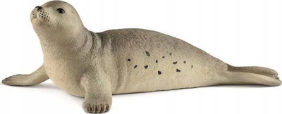 Figurine lodër Schleich Seal, fokë detare, plastike, ngjyrë bezhë